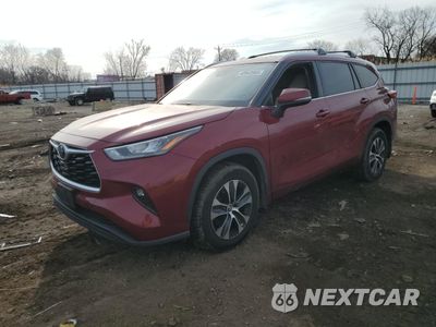 2020 TOYOTA HIGHLANDER XLE 5TDHZRBH5LS506635 - główne zdjęcie licytacji z USA - miniatura