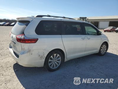 Trzecie zdjęcie samochodu z tyłu: 2017 TOYOTA SIENNA XLE VIN:5TDDZ3DC1HS171054 - miniatura