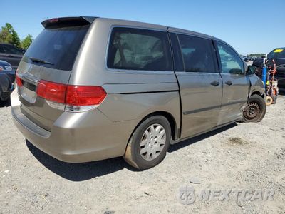 Trzecie zdjęcie samochodu z tyłu: 2010 HONDA ODYSSEY LX VIN:5FNRL3H21AB018077 - miniatura