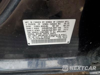 Zdjęcie 12 z 12 samochodu: 2006 HONDA RIDGELINE RTS VIN:2HJYK16416H526568 - miniatura