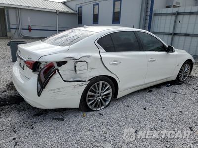 Trzecie zdjęcie samochodu z tyłu: 2019 INFINITI Q50 LUXE VIN:JN1EV7AR2KM558556 - miniatura