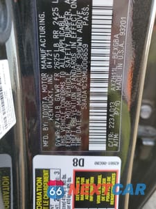 Zdjęcie 12 z 12 samochodu: 2021 LEXUS ES 300H VIN:58ADA1C13MU006659 - miniatura