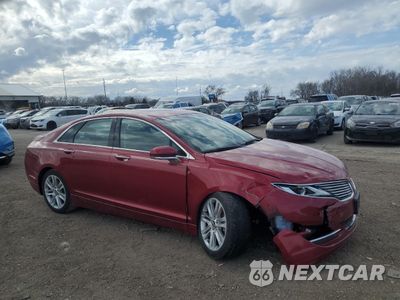 Czwarte zdjęcie samochodu z boku: 2014 LINCOLN MKZ HYBRID VIN:3LN6L2LU9ER814436 - miniatura