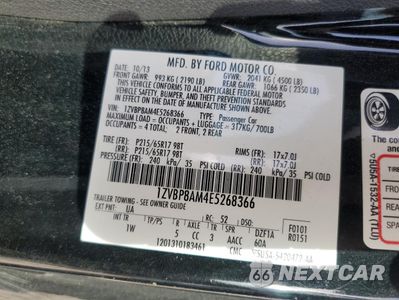 Zdjęcie 13 z 13 samochodu: 2014 FORD MUSTANG VIN:1ZVBP8AM4E5268366 - miniatura