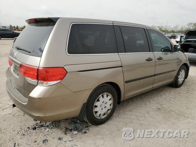 Trzecie zdjęcie samochodu z tyłu: 2010 HONDA ODYSSEY LX VIN:5FNRL3H27AB004846 - miniatura
