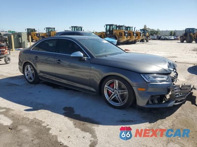 Czwarte zdjęcie samochodu z boku: 2018 AUDI S4 3.0T PREMIUM PLUS VIN:WAUB4AF45JA128515 - miniatura