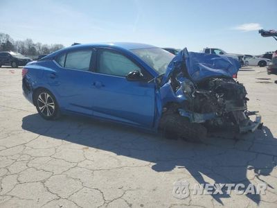 Czwarte zdjęcie samochodu z boku: 2022 NISSAN SENTRA SV VIN:3N1AB8CV9NY317053 - miniatura