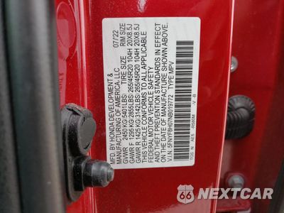 Zdjęcie 13 z 14 samochodu: 2022 HONDA PASSPORT ELITE VIN:5FNYF8H07NB019772 - miniatura