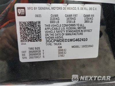 Zdjęcie 14 z 14 samochodu: 2021 CHEVROLET SILVERADO C1500 RST VIN:3GCPWDED1MG462410 - miniatura