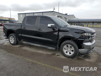 Czwarte zdjęcie samochodu z boku: 2021 CHEVROLET SILVERADO C1500 LT VIN:3GCPWCED4MG449841 - miniatura