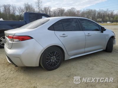 Trzecie zdjęcie samochodu z tyłu: 2021 TOYOTA COROLLA LE VIN:5YFEPMAEXMP166802 - miniatura