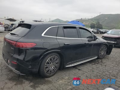 Trzecie zdjęcie samochodu z tyłu: 2023 MERCEDES-BENZ EQS SUV 580 4MATIC VIN:4JGDM4EB5PA028173 - miniatura