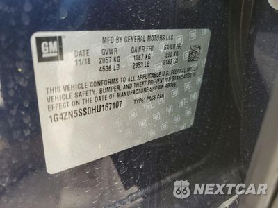 Zdjęcie 14 z 14 samochodu: 2017 BUICK LACROSSE PREFERRED VIN:1G4ZN5SS0HU167107 - miniatura