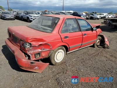 Trzecie zdjęcie samochodu z tyłu: 1991 NISSAN SENTRA VIN:JN1EB31P9MU004417 - miniatura