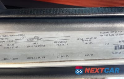 Zdjęcie 10 z 11 samochodu: 2013 VOLVO VN VNM VIN:4V4MC9EH6DN136951 - miniatura