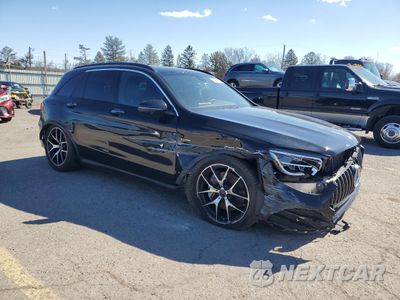 Czwarte zdjęcie samochodu z boku: 2021 MERCEDES-BENZ GLC 43 4MATIC AMG VIN:W1N0G6EB0MF968118 - miniatura