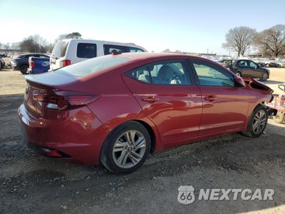 Trzecie zdjęcie samochodu z tyłu: 2019 HYUNDAI ELANTRA SEL VIN:KMHD84LF9KU737772 - miniatura