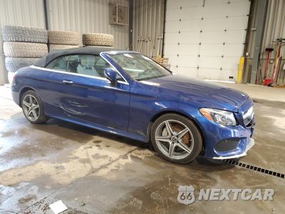 Czwarte zdjęcie samochodu z boku: 2017 MERCEDES-BENZ C 300 4MATIC VIN:WDDWK4KB6HF548450 - miniatura