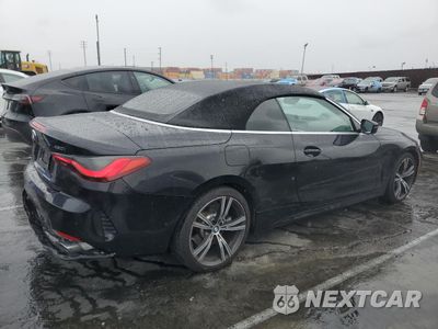 Trzecie zdjęcie samochodu z tyłu: 2021 BMW 430I VIN:WBA23AT02MCG71238 - miniatura