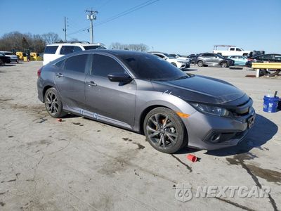 Czwarte zdjęcie samochodu z boku: 2021 HONDA CIVIC SPORT VIN:2HGFC2F87MH550597 - miniatura