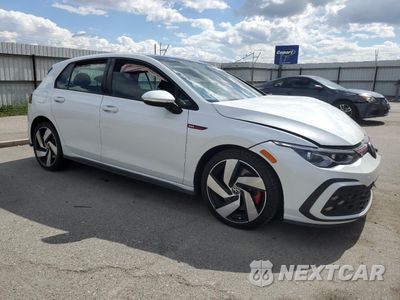Czwarte zdjęcie samochodu z boku: 2023 VOLKSWAGEN GTI SE VIN:WVWRA7CD0PW212965 - miniatura