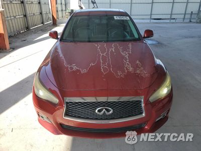 Piąte zdjęcie samochodu w środku: 2014 INFINITI Q50 BASE VIN:JN1BV7ARXEM695462 - miniatura