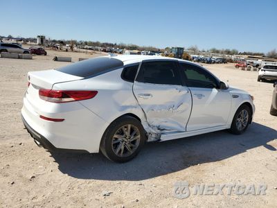 Trzecie zdjęcie samochodu z tyłu: 2019 KIA OPTIMA LX VIN:5XXGT4L39KG346116 - miniatura