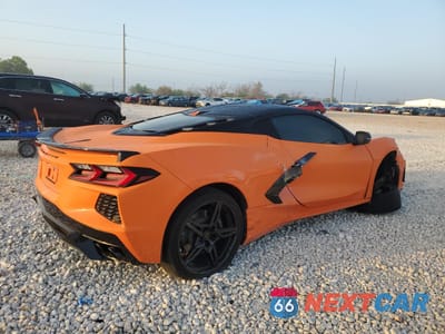 Trzecie zdjęcie samochodu z tyłu: 2023 CHEVROLET CORVETTE S VIN:1G1YB2D47P5137190 - miniatura