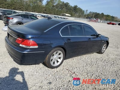 Trzecie zdjęcie samochodu z tyłu: 2006 BMW 750 LI VIN:WBAHN83576DT29416 - miniatura