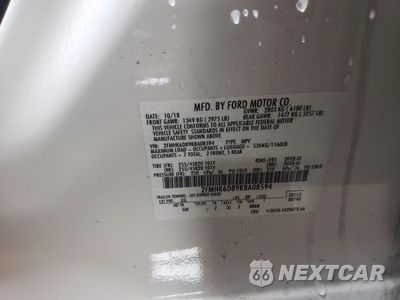 Zdjęcie 12 z 15 samochodu: 2019 FORD FLEX LIMITED VIN:2FMHK6D89KBA08594 - miniatura