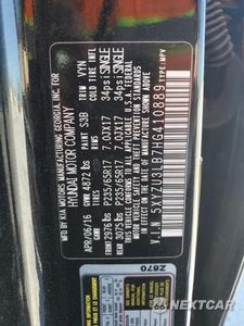 Zdjęcie 14 z 14 samochodu: 2017 HYUNDAI SANTA FE SPORT VIN:5XYZU3LB7HG410889 - miniatura