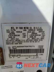 Zdjęcie 13 z 13 samochodu: 1996 FORD F350 VIN:1FTJW35GXTEA70171 - miniatura