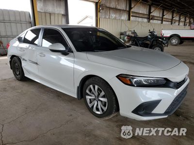 Czwarte zdjęcie samochodu z boku: 2022 HONDA CIVIC LX VIN:2HGFE2F2XNH522526 - miniatura