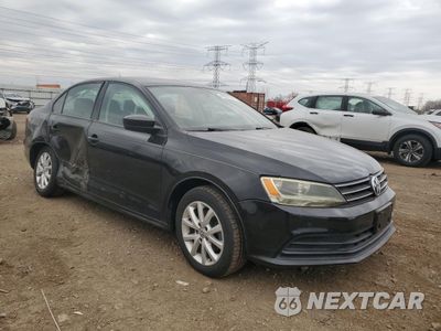 Czwarte zdjęcie samochodu z boku: 2015 VOLKSWAGEN JETTA SE VIN:3VWD07AJ4FM304789 - miniatura