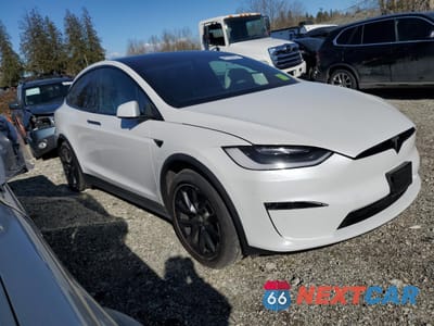 Czwarte zdjęcie samochodu z boku: 2022 TESLA MODEL X VIN:7SAXCDE51NF342652 - miniatura