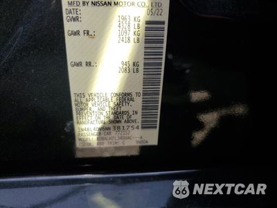 Zdjęcie 12 z 12 samochodu: 2022 NISSAN ALTIMA SV VIN:1N4BL4DV6NN381754 - miniatura