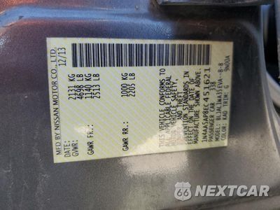 Zdjęcie 15 z 15 samochodu: 2014 NISSAN MAXIMA S VIN:1N4AA5AP8EC451621 - miniatura