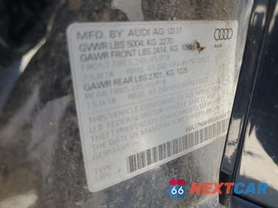 Zdjęcie 12 z 13 samochodu: 2017 AUDI A4 ALLROAD PREMIUM VIN:WA17NAF45HA150413 - miniatura