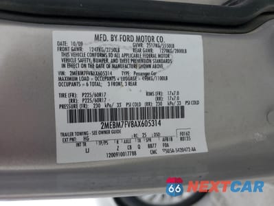 Zdjęcie 14 z 14 samochodu: 2010 MERCURY GRAND MARQUIS LS VIN:2MEBM7FV8AX605314 - miniatura