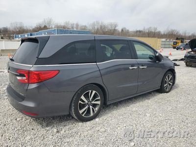 Trzecie zdjęcie samochodu z tyłu: 2023 HONDA ODYSSEY TOURING VIN:5FNRL6H84PB039651 - miniatura