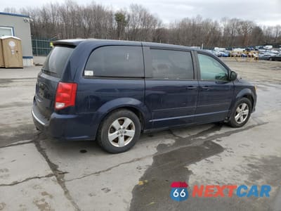 Trzecie zdjęcie samochodu z tyłu: 2013 DODGE GRAND CARAVAN SE VIN:2C4RDGBG1DR732910 - miniatura