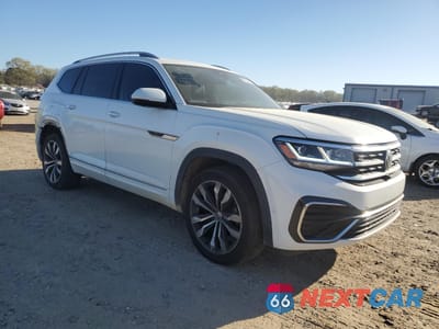 Czwarte zdjęcie samochodu z boku: 2021 VOLKSWAGEN ATLAS SEL PREMIUM R-LINE VIN:1V2FR2CA6MC510307 - miniatura