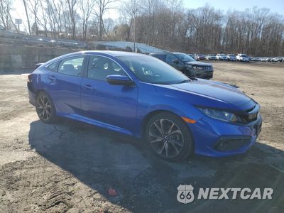 Czwarte zdjęcie samochodu z boku: 2019 HONDA CIVIC SPORT VIN:2HGFC2F83KH536533 - miniatura