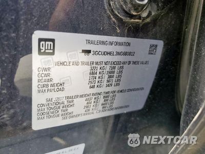 Zdjęcie 12 z 13 samochodu: 2022 CHEVROLET SILVERADO K1500 ZR2 VIN:3GCUDHEL3NG680812 - miniatura