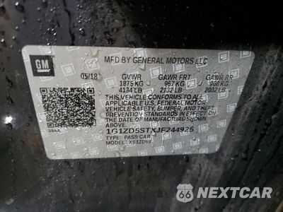 Zdjęcie 13 z 14 samochodu: 2018 CHEVROLET MALIBU LT VIN:1G1ZD5STXJF244925 - miniatura