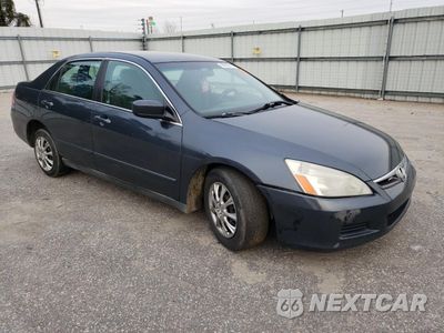 Czwarte zdjęcie samochodu z boku: 2007 HONDA ACCORD LX VIN:1HGCM564X7A126123 - miniatura