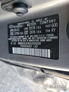 Zdjęcie 14 z 14 samochodu: 2013 HYUNDAI EQUUS SIGNATURE VIN:KMHGH4JH4DU058836 - miniatura