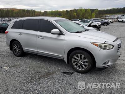 Czwarte zdjęcie samochodu z boku: 2013 INFINITI JX35 VIN:5N1AL0MM4DC305218 - miniatura