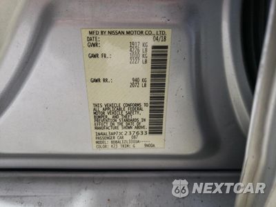 Zdjęcie 13 z 13 samochodu: 2018 NISSAN ALTIMA 2.5 VIN:1N4AL3AP7JC237633 - miniatura