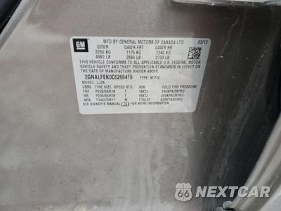 Zdjęcie 13 z 15 samochodu: 2012 CHEVROLET EQUINOX LTZ VIN:2GNALFEK0C6266419 - miniatura